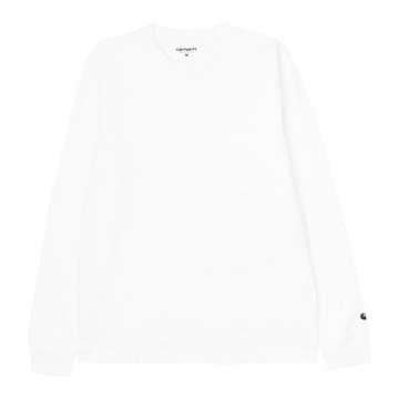 Carhartt WIP T-shirt Base l/s White/Black